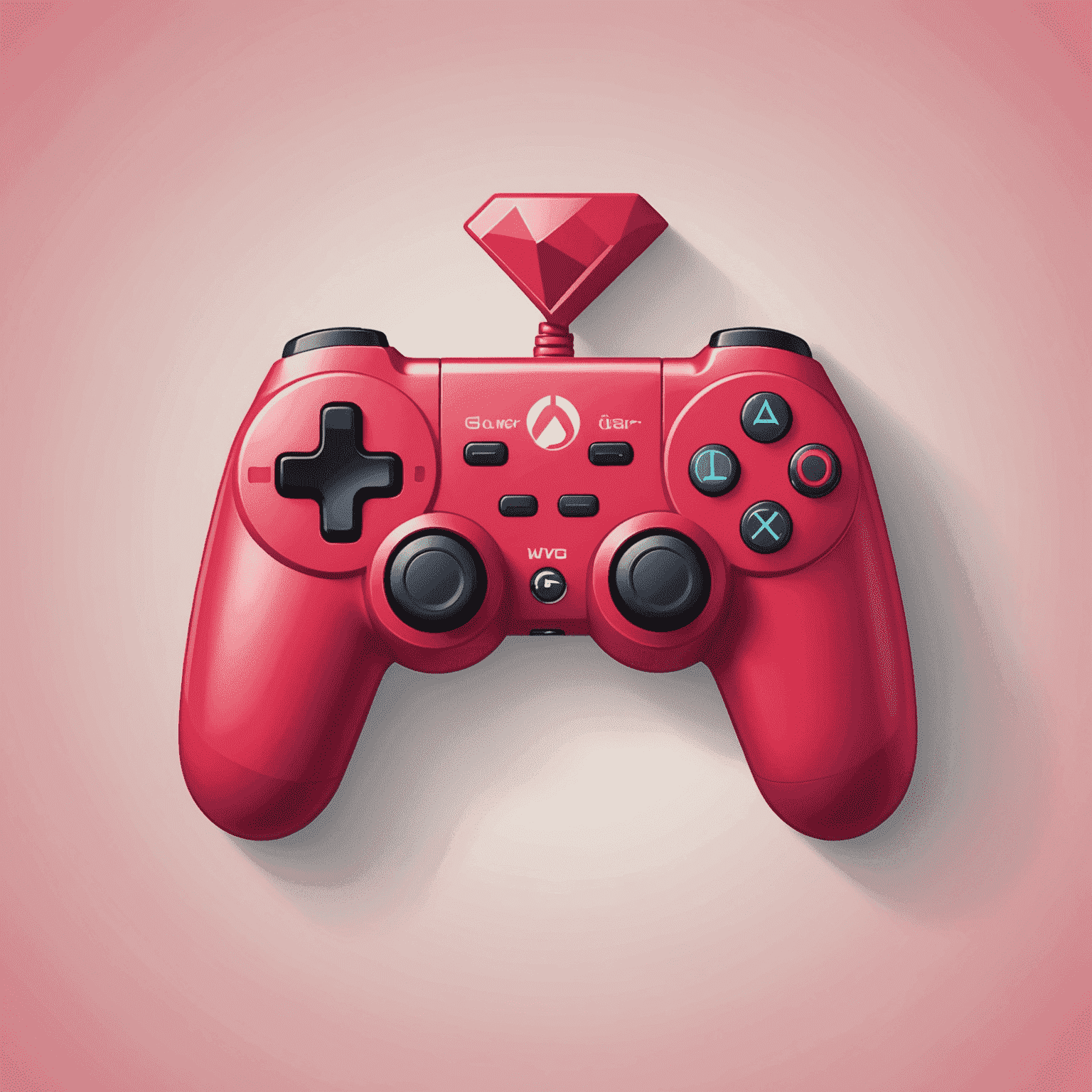 Game Workspace India logo featuring a stylized game controller icon in red and pink colors