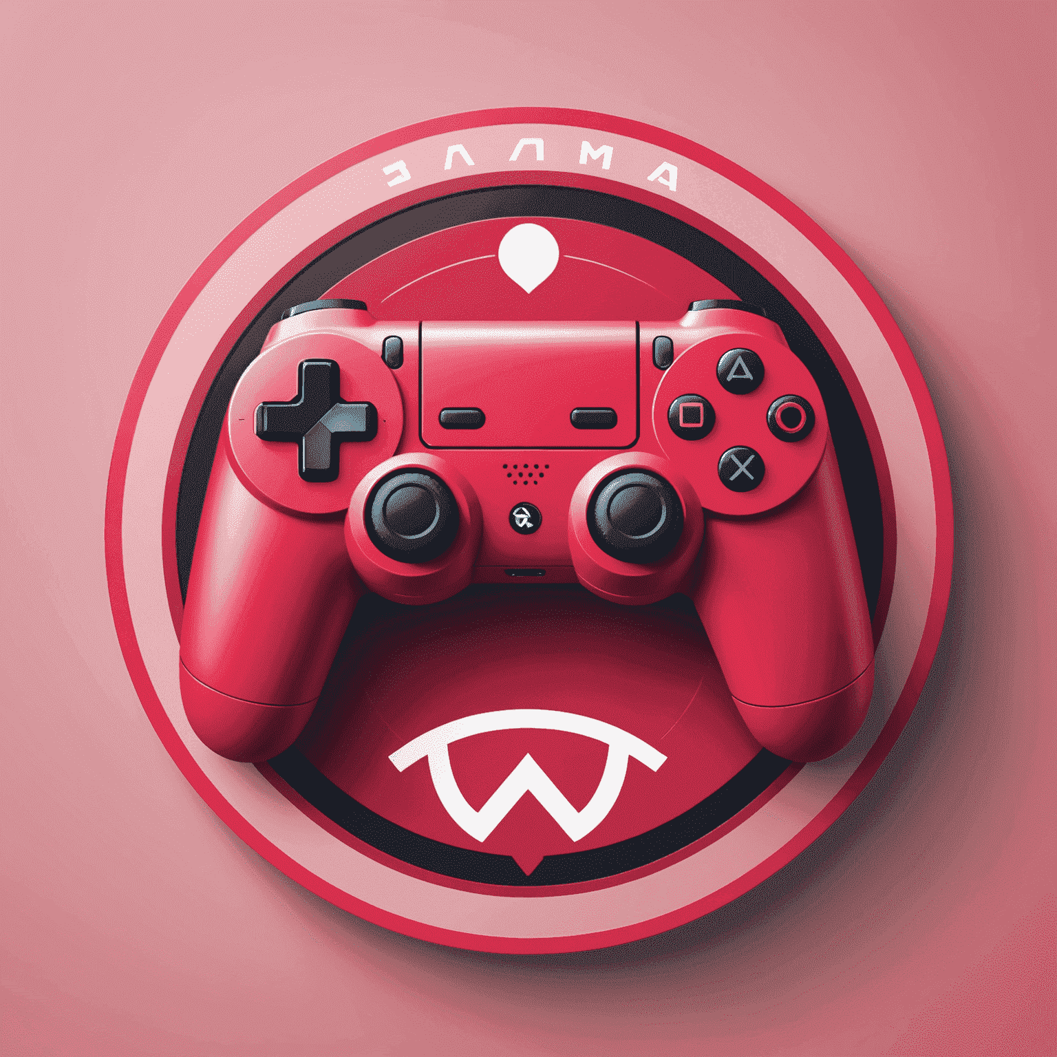 Game Workspace India logo featuring a stylized game controller icon in red and pink colors