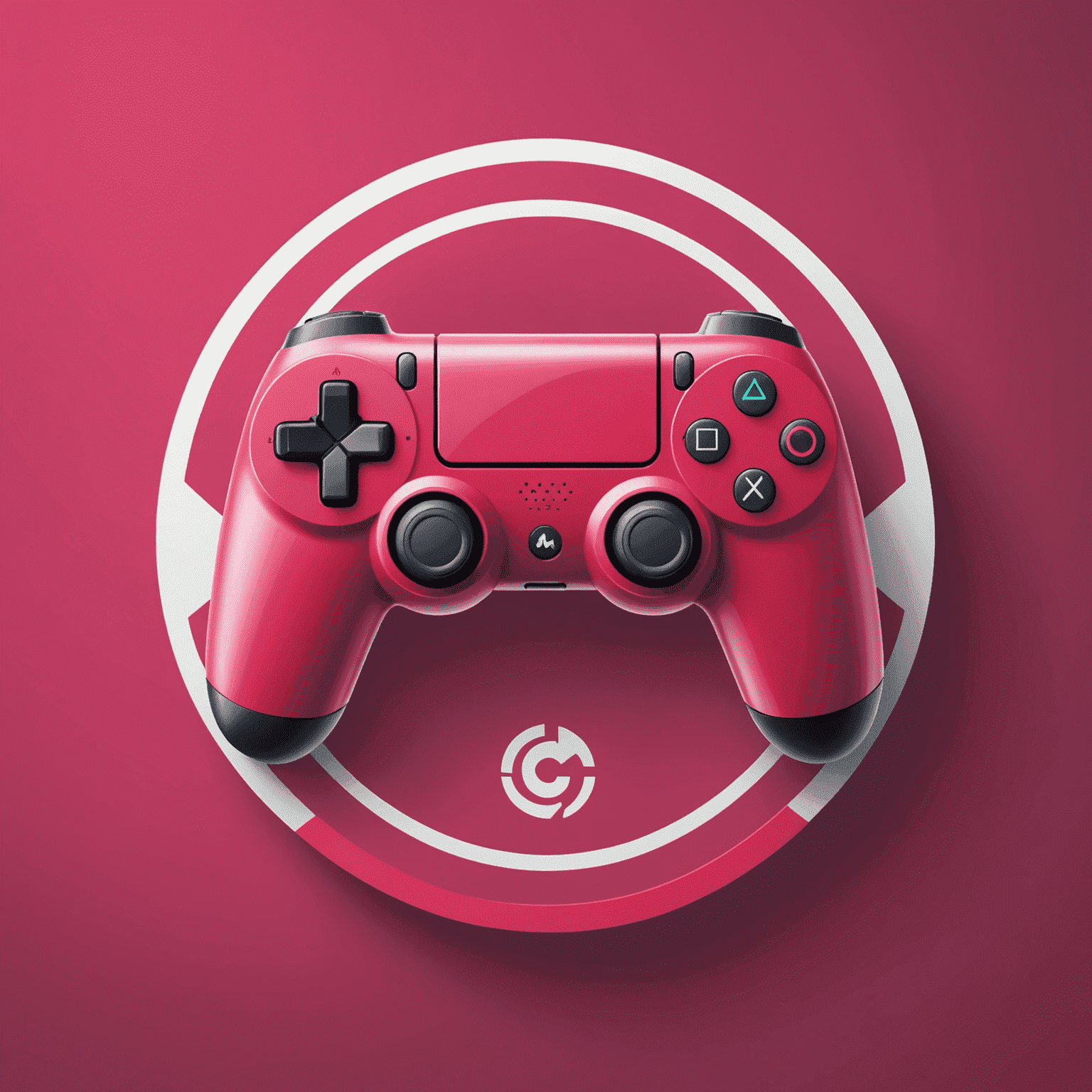 Game Workspace India logo featuring a stylized game controller icon in red and pink colors